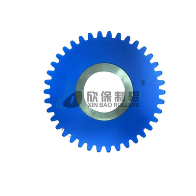 Precision Size Printing Rubber Roller Special Shaft Core Wear Resistant Accessory Plastic Steel Gear